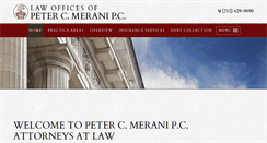 Desktop Screenshot of meranilaw.com